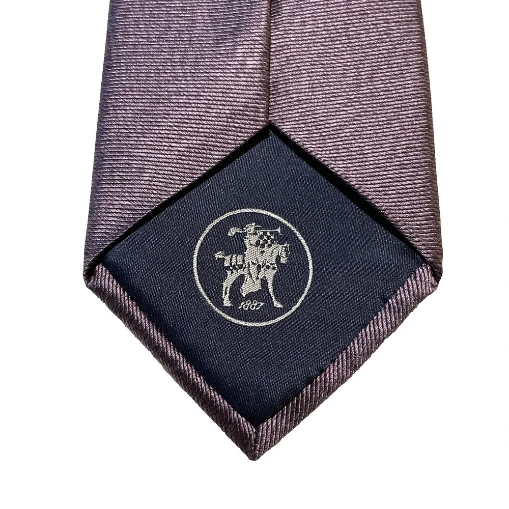Hart Schaffner Marx Purple Silk Mens Tie Classic HSM‎ Menswear 3.5